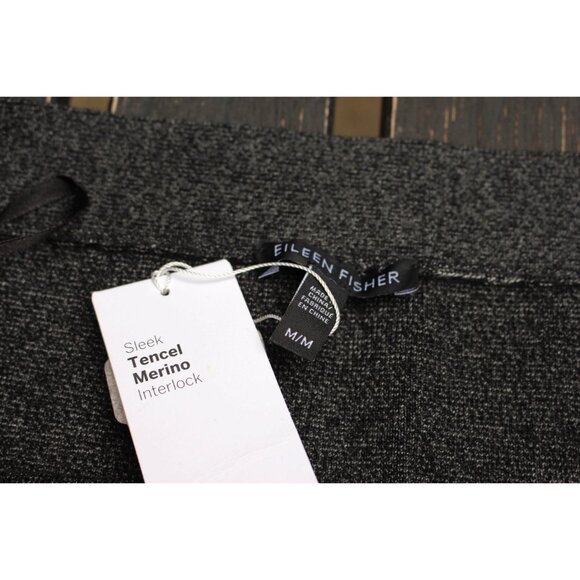 New w/Tags - Eileen Fisher Sleek Tencel Merino Pencil Skirt, Charcoal, Med - Picture 4 of 11